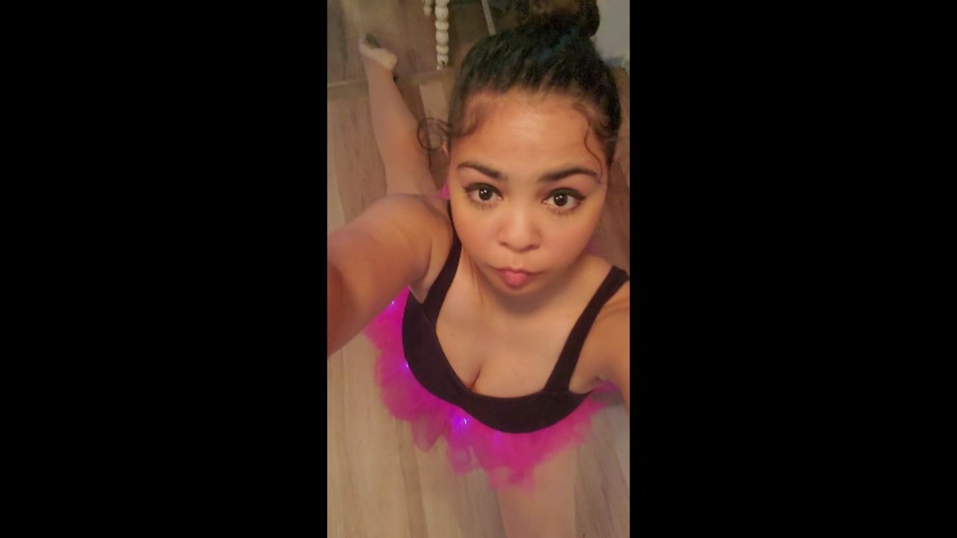 Ballerina Tits and Pussy Play