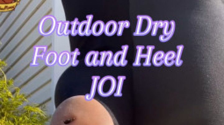 OUTDOOR DRY HEEL JOI by GoddessMonay