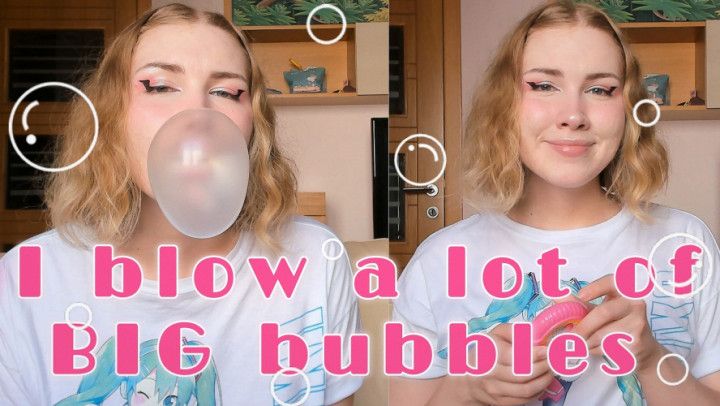 Blowing And Chewing Bubblegum