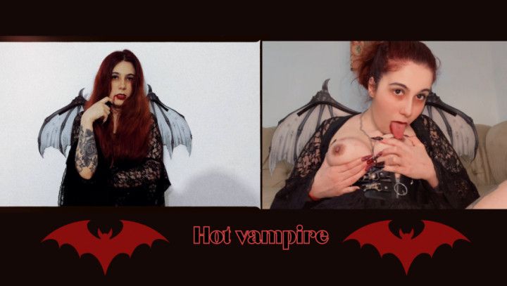 Hot vampire Suck the tits