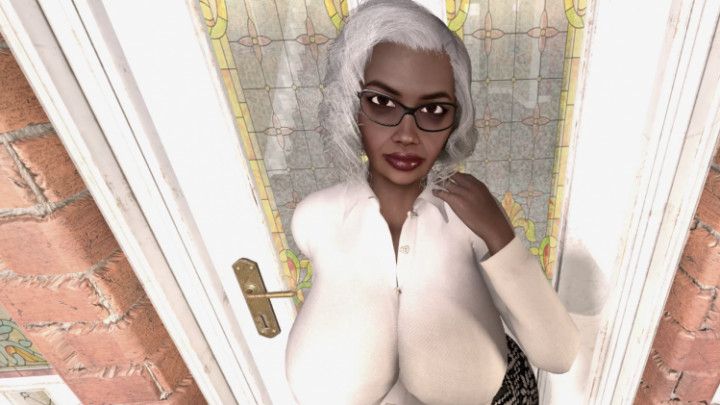 POV Ms. Jiggles Fucked at her front door