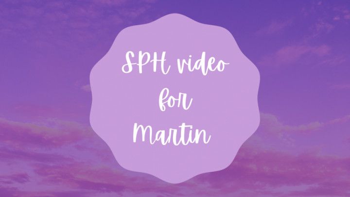 Custom SPH video for Martin
