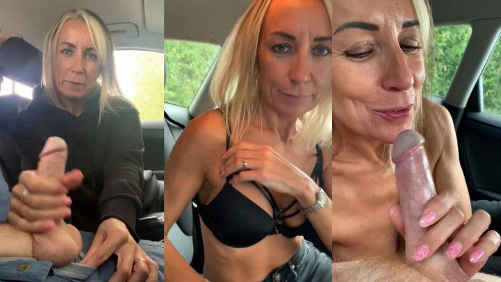 MILF Tess Car BJ &amp; CIM