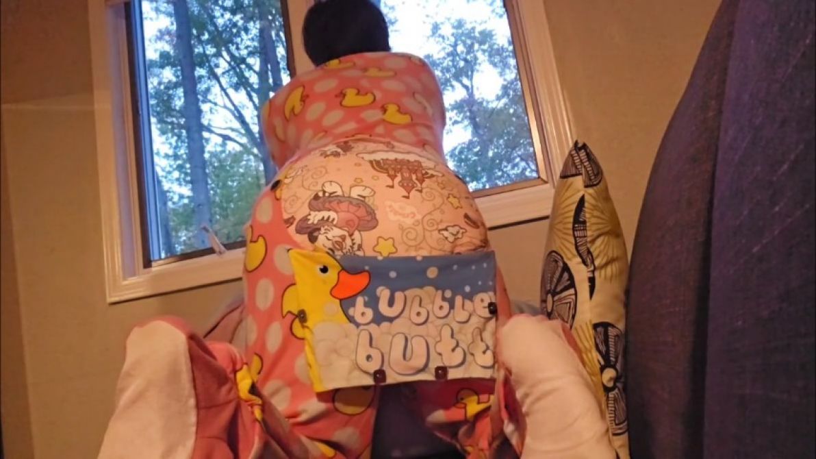 Sissy Diaper Boy Messes Himself On Halloween