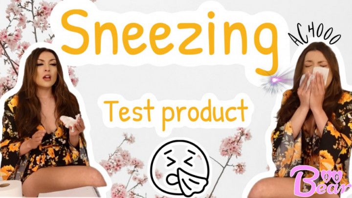 Custom: Sneezing Test Product