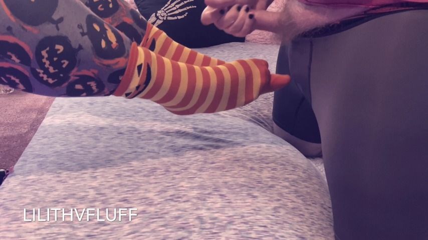 Clumsy First-Time Sockjob