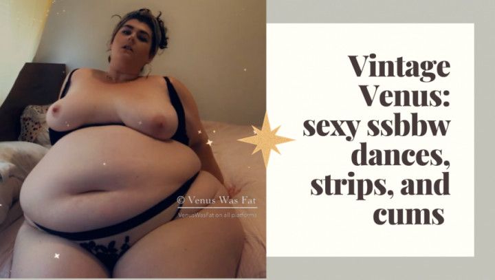 Sexy SSBBW dances, strips and cums