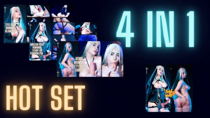 Nun 3 videos + photoset