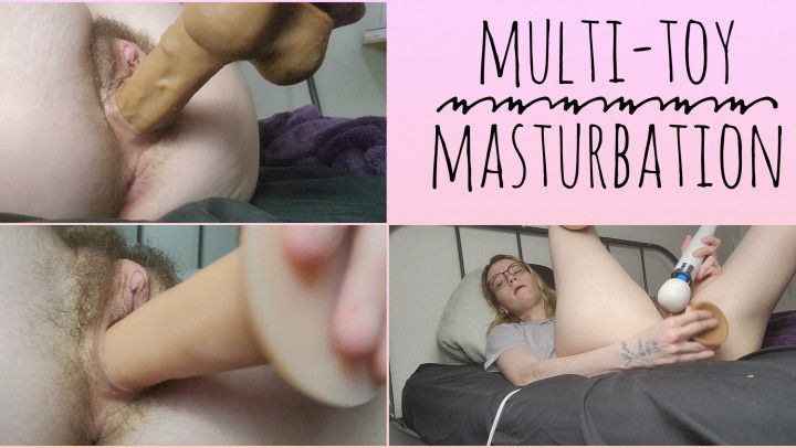 Multi-Toy Masturbation