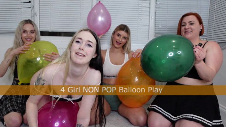 4 Girl Non Pop Balloon Play