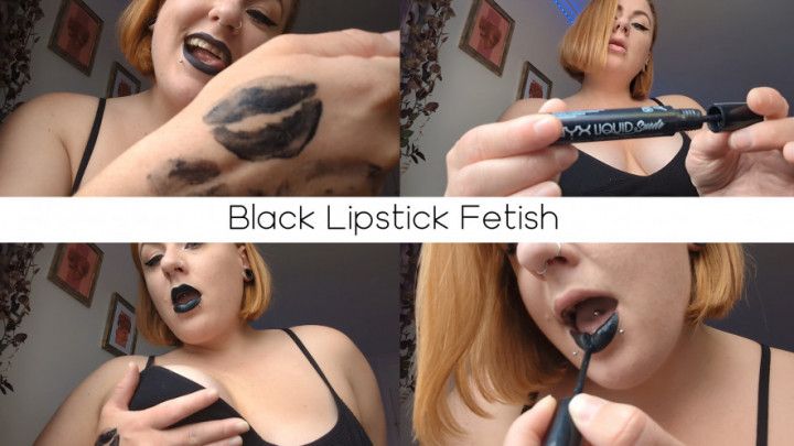 Black Lipstick Fetish