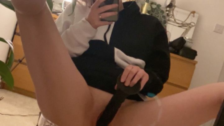 Fucking myself with my favourite dildo