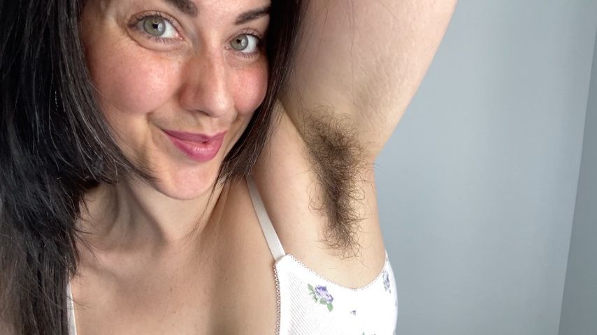 Goddess enjoys her Hairy Armpits
