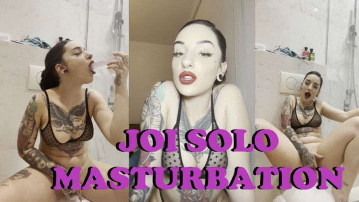 JOI Masturbating HARD on bathroom