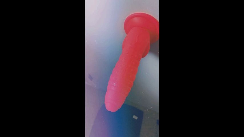 Testing out my new dildo