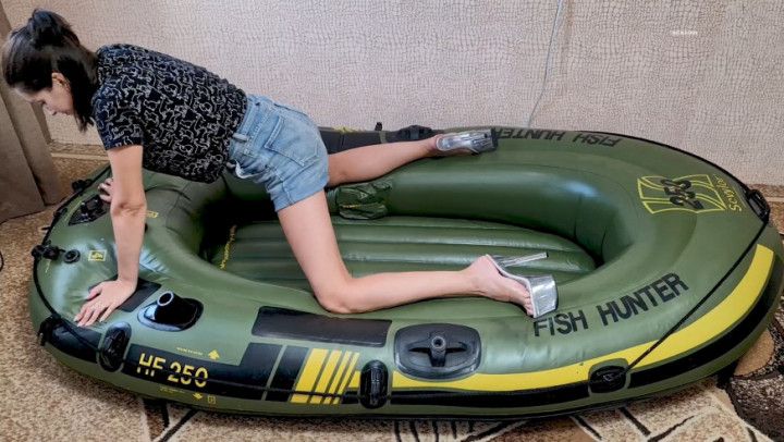 deflate boat