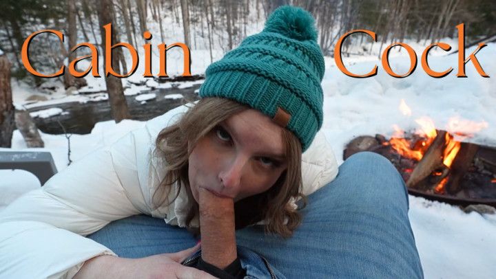 Chilly Cabin Cock Sucking