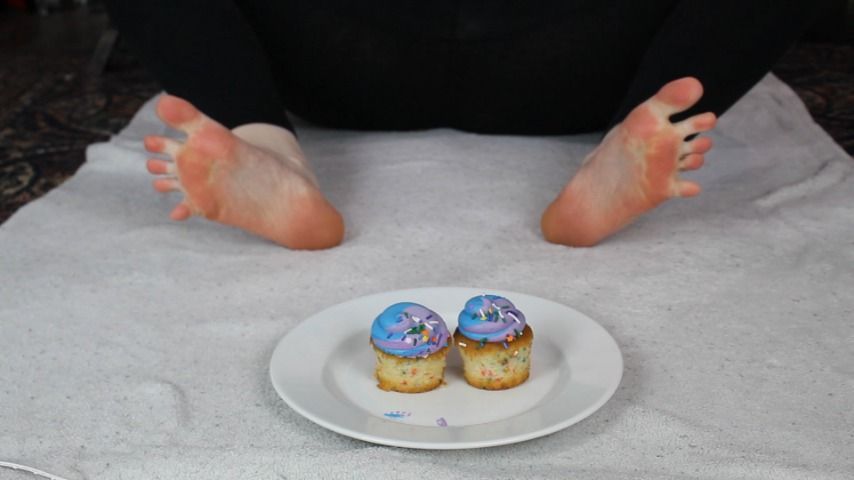 Smashing Cupcakes with my Toes