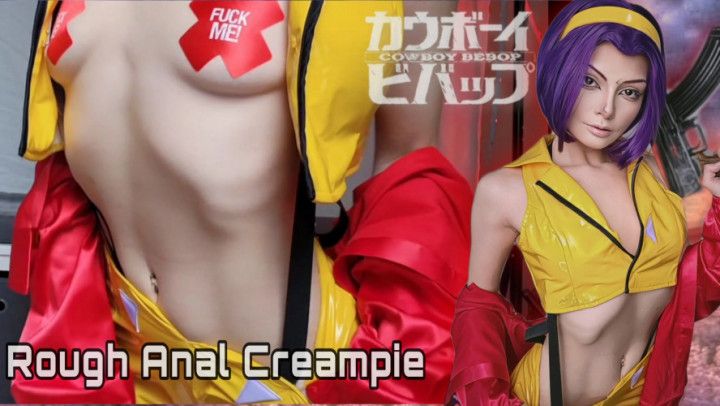 Faye Cosplay rough anal creampie