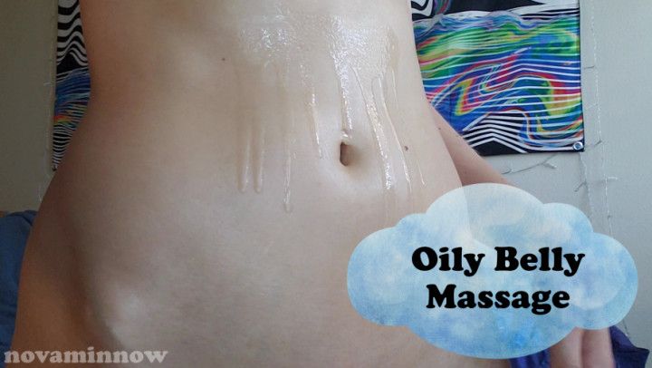 oily belly massage