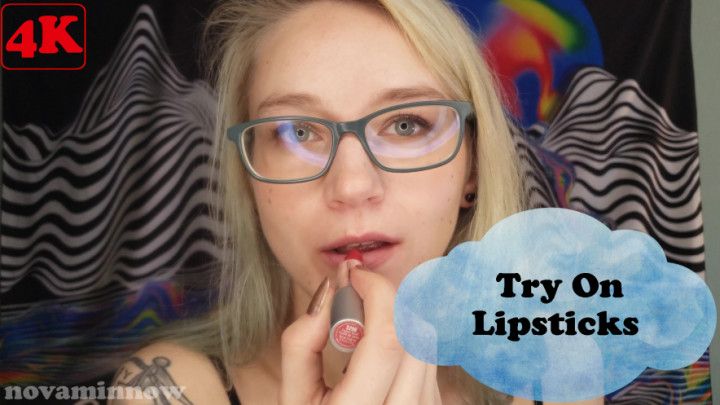 Try On Lipsticks 4K