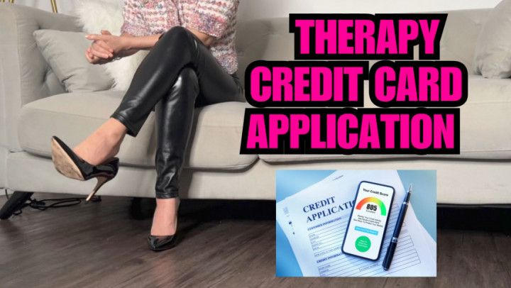 Findom Therapy-Fantasy Credit Card Application