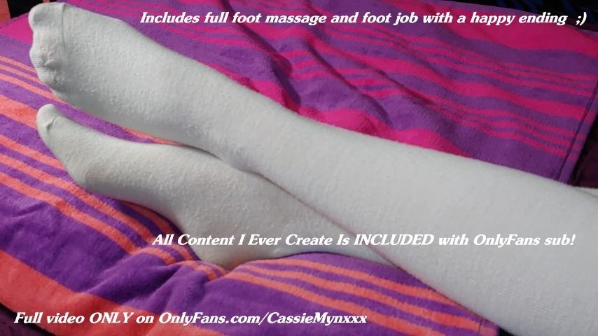 Foot Massage and cum on toes PROMO ONLY