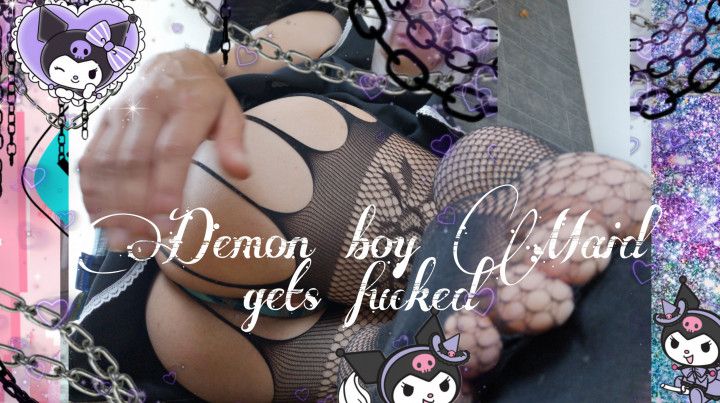 Demon boy Maid gets pussy fucked