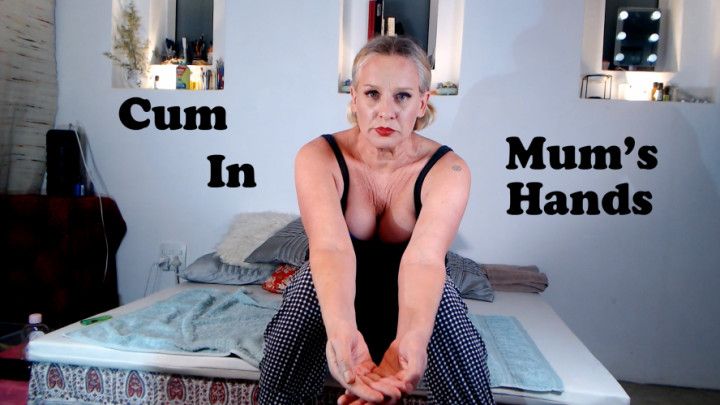 Cum In Mum's Hand