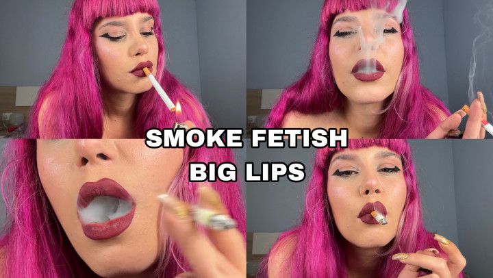 SMOKE FETISH + LIP FILLER LIPS FETISH