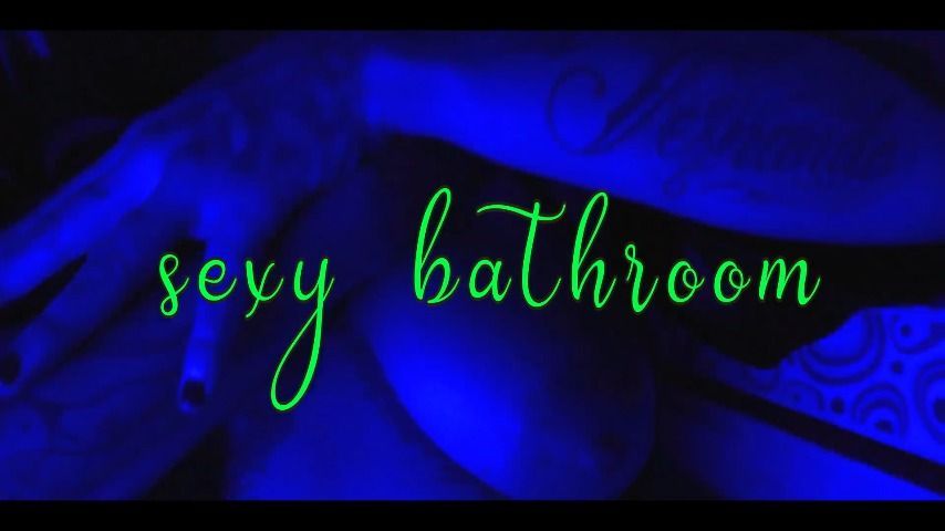 Sexy Neon Bathroom