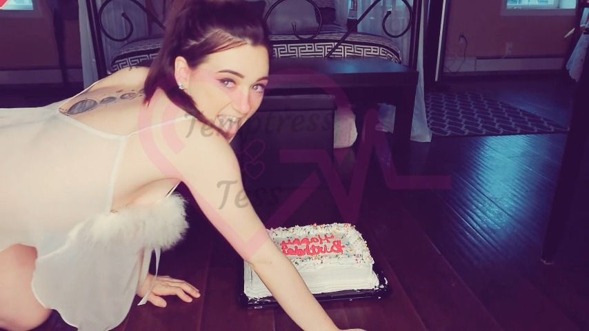 Birthday Cake Gets Ass Smashed