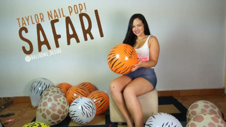 Taylor Nail Pop Safari Themed Balloons