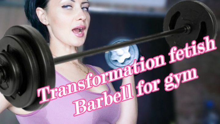 Strong Goddess transforms you into gym barbell