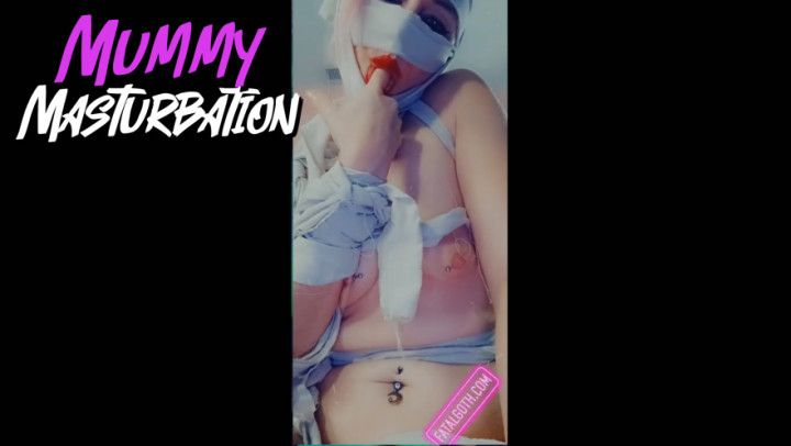 Mummy Solo Masturbation