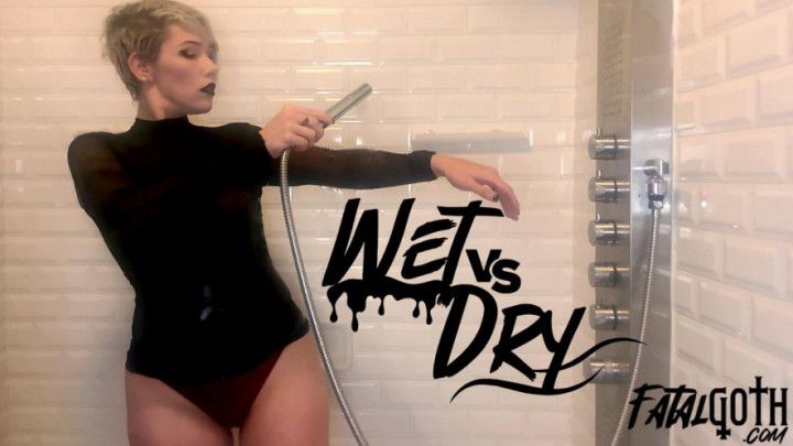 Shower With Me | See Through Goth Try On Haul | WET VS DRY