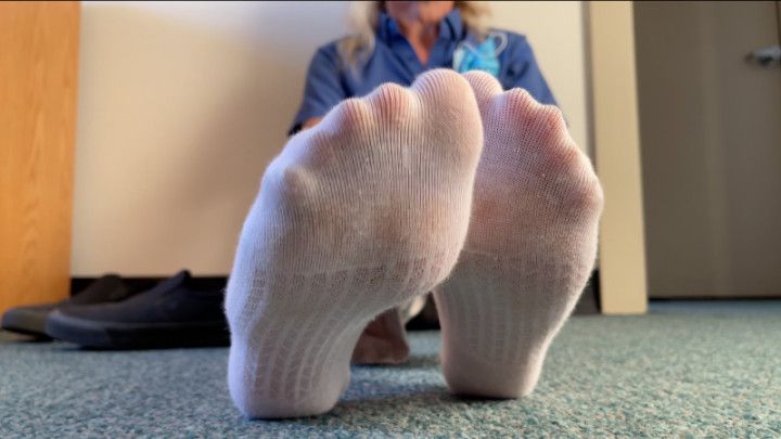 Smelly sweaty sock domination