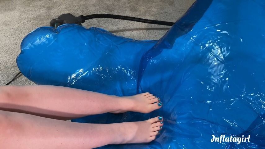 My Feet Rub On Whale Tail As It Inflates