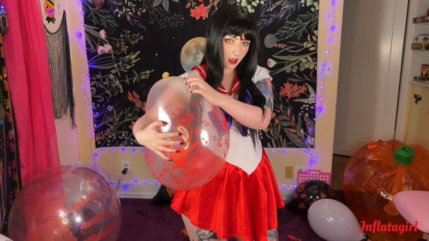 Sailor Mars Scolds &amp; Busts Your Balloons