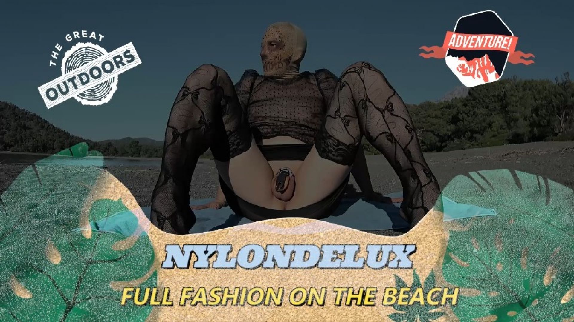 Full Fashion Show on Public Beach