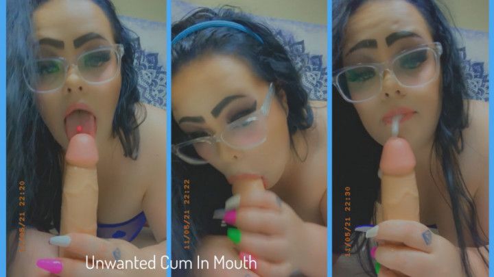 POV BJ - Unwanted Cum In Mouth