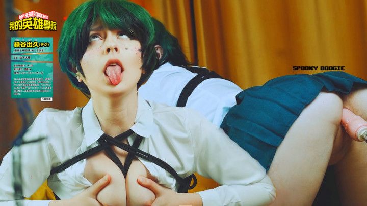 Creampie pussy and facial for Evil Deku