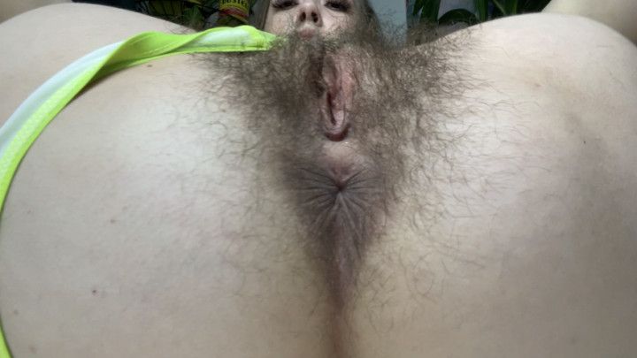 Work out your tongue on this decadent hairy puckered asshole