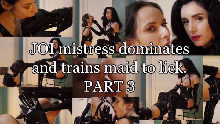 JOI Mistress and maid to lick.4K. PART 3