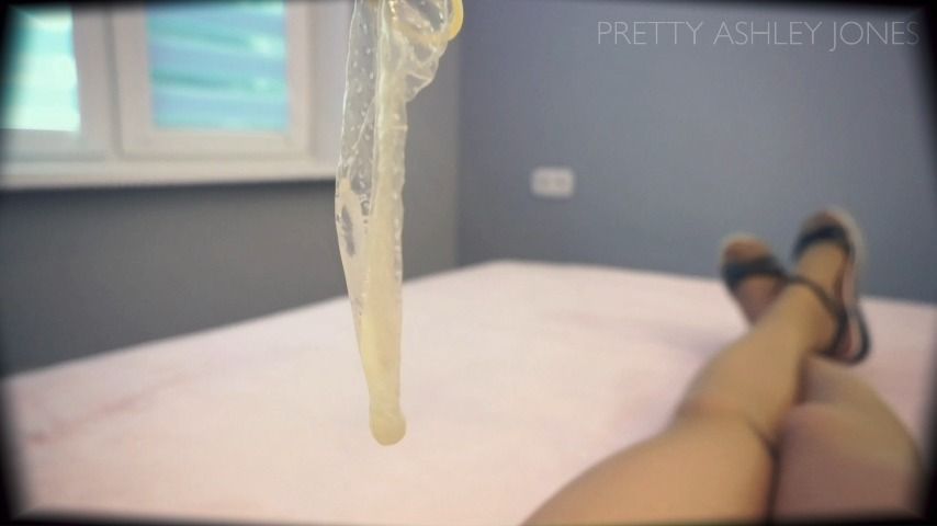 CUM IN CONDOM. RUBBER FETISH. SEXY CLIP