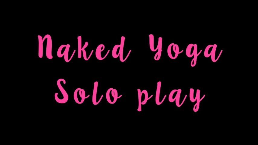 Naked Yoga Solo Play