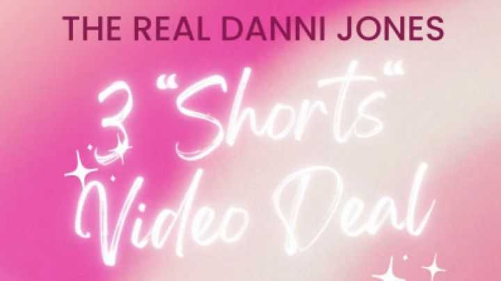 My 3 Stepmom Danni Jones &quot;Shorts&quot; Videos at a Combo Price