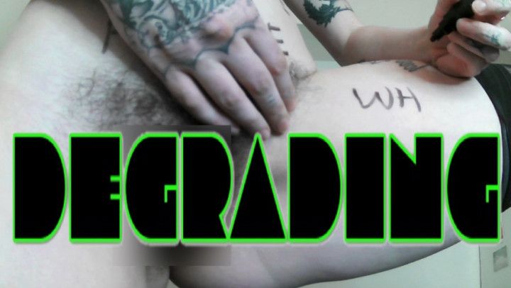 degrading body writing