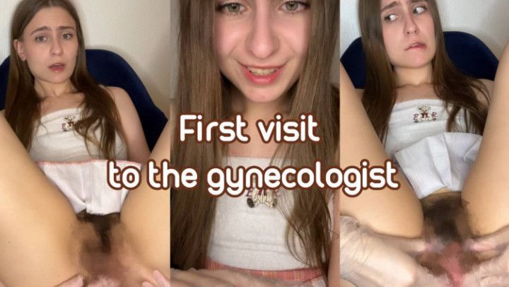 The first visit to the gynecologist\ Latex gloves