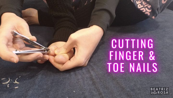 Cutting finger and toe nails